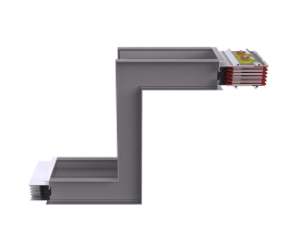 H Offset One Stack