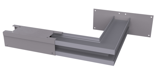 Flanged End Box One Stack