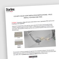 M70 Solid Core Installation Instructions