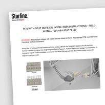 M70 SPLIT CORE INSTALLATION INSTRUCTIONS