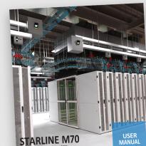 M70 User Manual Cover - Data center background