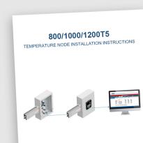 800/1000/1200T5 Temperature Node Installation Instructions